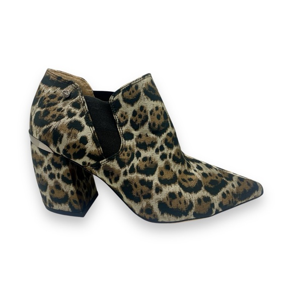 Antonio Melani Maxinee Animal Print Block 3" Heel Ankle Boots Size 8.5M - Picture 8 of 14